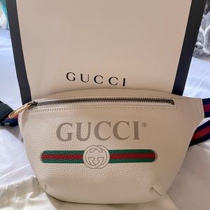 Gucci Belt Bag, White Small